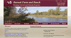 Desktop Screenshot of burnettfarmandranch.com